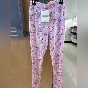 Snoopy valentines PJ pants